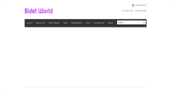 Desktop Screenshot of bidetworld.co.nz